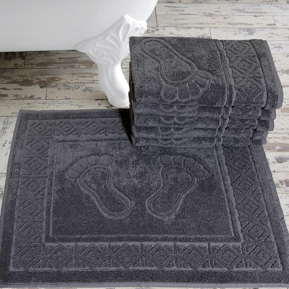 Otel Tipi Ayak Havlusu 50×70 cm Gri