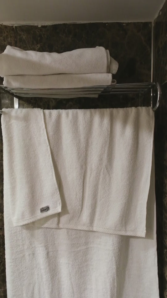 Otel Banyo Havlusu 90×150 cm Beyaz