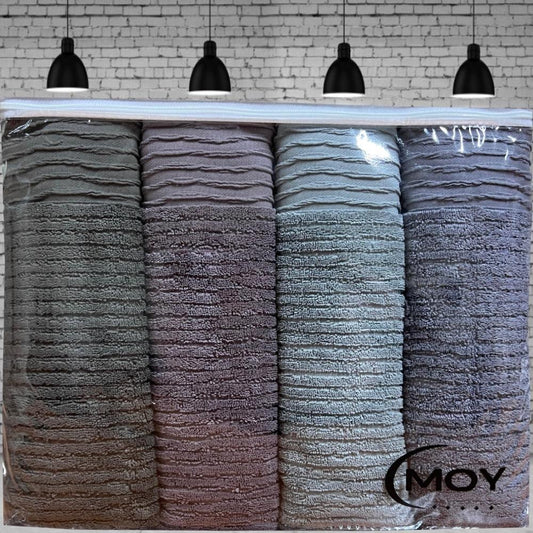 Saçaklı El Havlusu 50×90 cm Dalga Desenli (Seçenek 2)