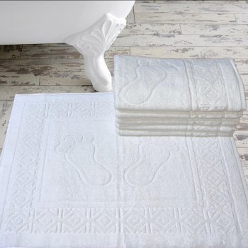 Otel Ayak Havlusu 50x70 Beyaz