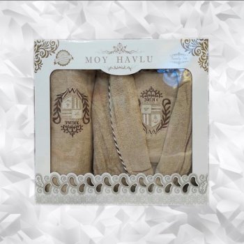 Bay Bornoz Seti Karamel