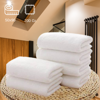 Otel El Havlusu 50x90 Beyaz